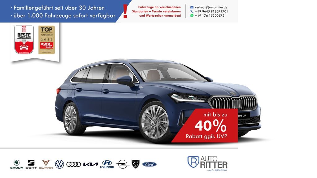 Skoda Superb 1.695 km 48.890 &euro; Eschenbach 92676