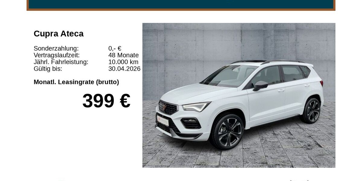 Cupra Ateca 9.800 km 38.990 &euro; Bayreuth 95448
