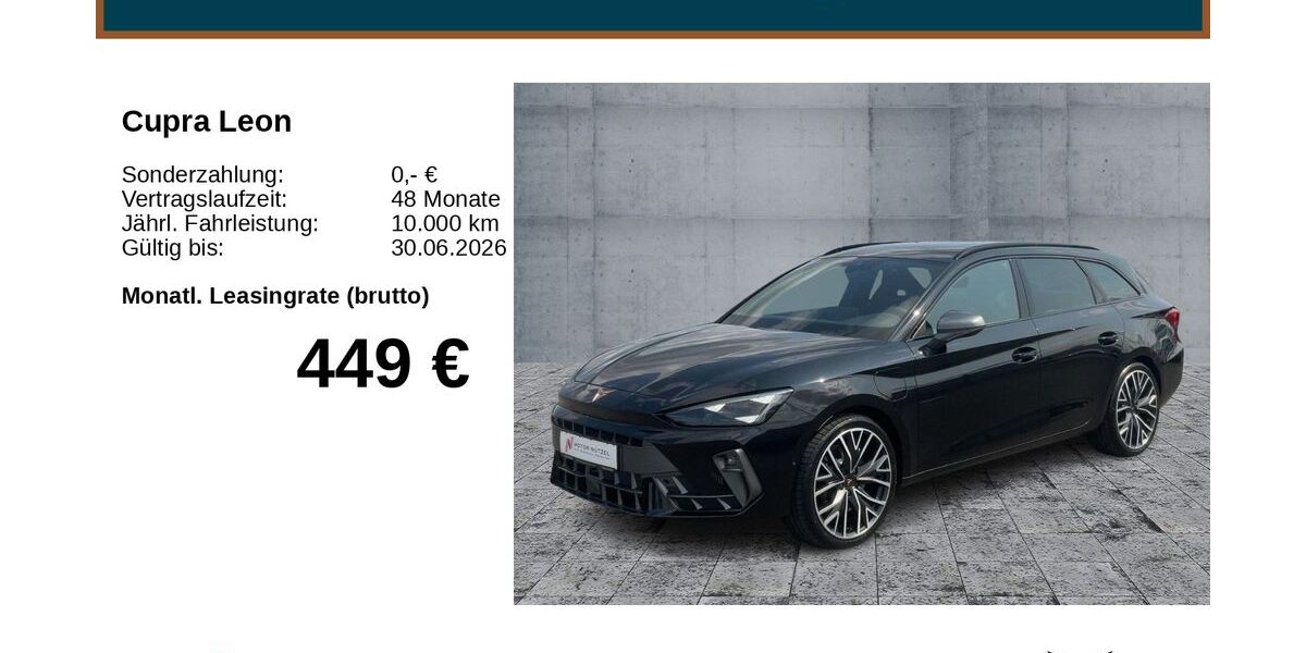 Cupra Leon 2.500 km 44.890 &euro; Bayreuth 95448