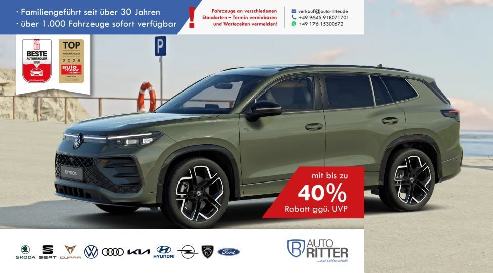 VW Tayron 5.000 km 57.590 &euro; Eschenbach 92676